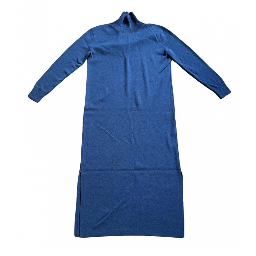 Lemaire knit slit turtleneck dress